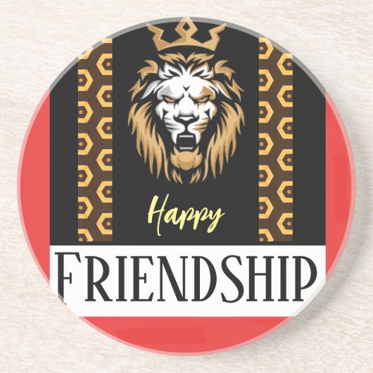 Sandstone Onderzetter vriendschap speciaal (Voorkant)