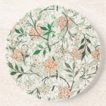 SANDSTONE ONDERZETTER : WILLIAM MORRIS : JASMINE