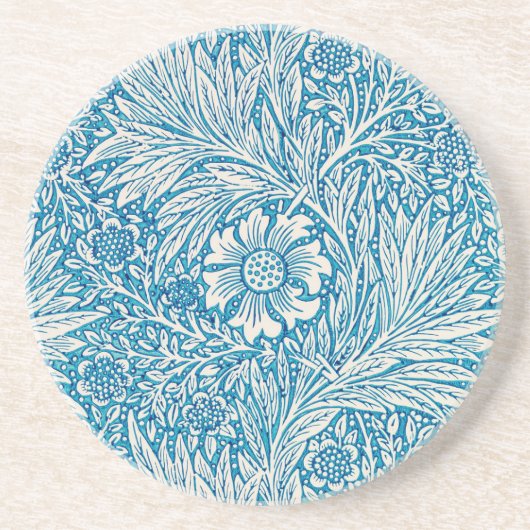 SANDSTONE ONDERZETTER : WILLIAM MORRIS " MARIGOLD  (Voorkant)