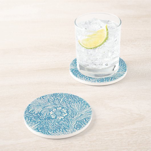 SANDSTONE ONDERZETTER : WILLIAM MORRIS " MARIGOLD  (Zijkant)