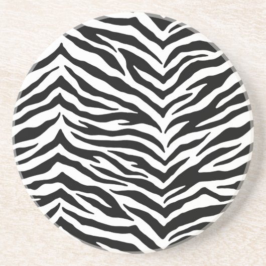 Sandstone Onderzetter Zebra Print (Voorkant)