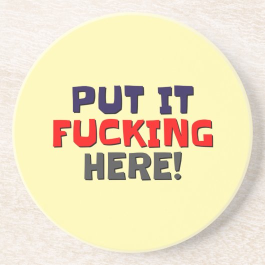 Sandstone Party Onderzetters (Voorkant)