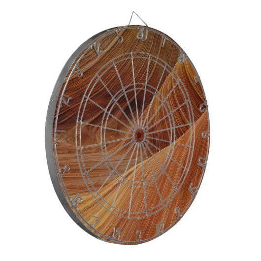 Sandstone Rock-formaties Dartbord (Voorkant Links)