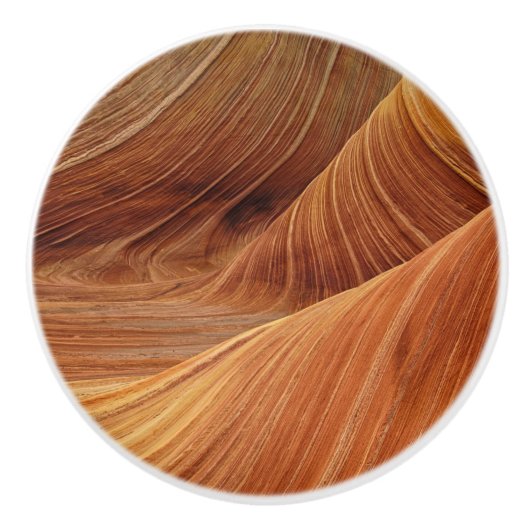 Sandstone Rock-formaties Keramische Knop (Voorkant)