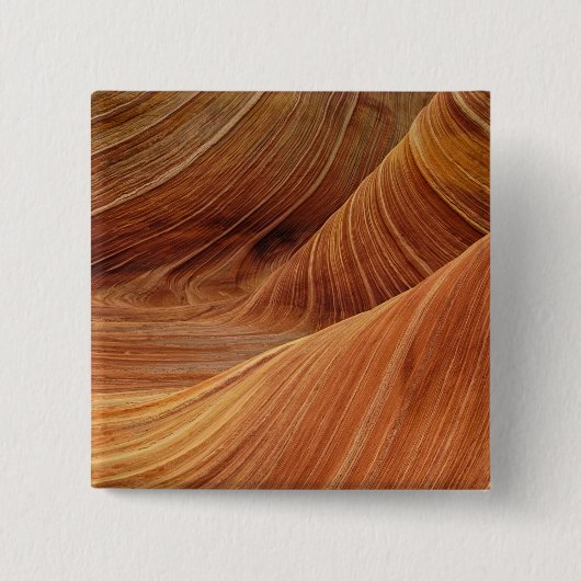 Sandstone Rock-formaties Vierkante Button 5,1 Cm (Voorkant)