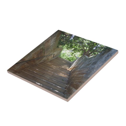 Sandstone Steps Tile Tegeltje (Zijkant)