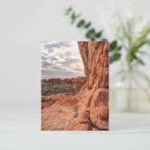Sandstone Wall - Nationaal Park Arches Briefkaart (Staand voorkant)