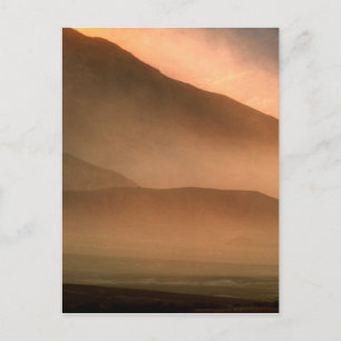 Sandstorm bij Mesvrij Sand Dunes, Sunset Briefkaart