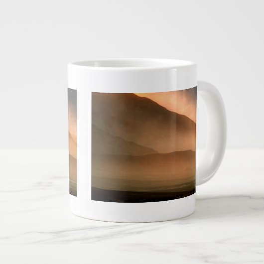 Sandstorm bij Mesvrij Sand Dunes, Sunset Grote Koffiekop (Voorkant rechts)