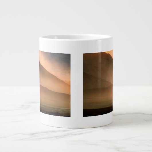 Sandstorm bij Mesvrij Sand Dunes, Sunset Grote Koffiekop (Voorkant)