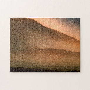 Sandstorm bij Mesvrij Sand Dunes, Sunset Legpuzzel