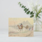 Sandstorm Pyramids Briefkaart (Staand voorkant)