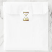 sanduhr eieruhr hourglass ronde sticker (Tas)