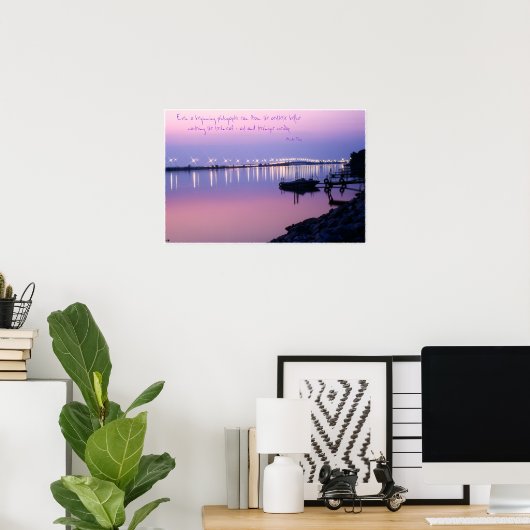 Sandusky Bay Bridge Poster (Thuiskantoor)