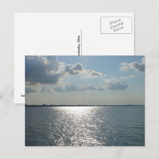 Sandusky Bay, Lake Erie Briefkaart (Voorkant / Achterkant)