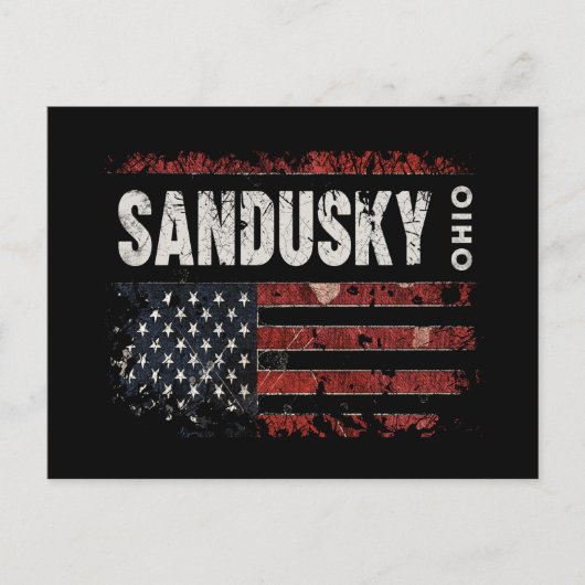 Sandusky Ohio Briefkaart (Voorkant)