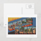 Sandusky, Ohio - Lake Erie - Cedar Point Briefkaart (Voorkant / Achterkant)