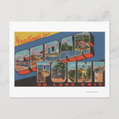 Sandusky, Ohio - Lake Erie - Cedar Point Briefkaart (Voorkant)