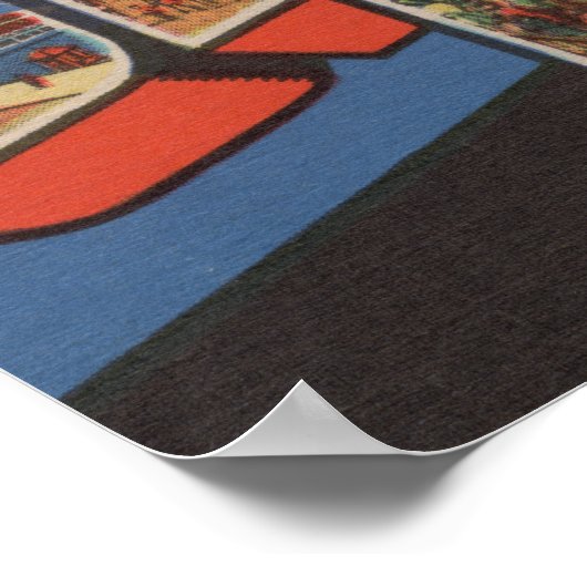 Sandusky, Ohio - Lake Erie - Cedar Point Poster (Hoek)