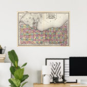 Sandusky, Seneca en Summit County's Poster (Thuiskantoor)