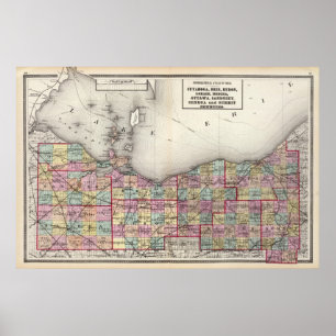 Sandusky, Seneca en Summit County's Poster