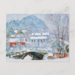 Sandviken Village in Snow Claude Monet Briefkaart<br><div class="desc">Sandviken Village in the Snow (1895), door Claude Monet (1840-1926). Dit boeiende briefkaart brengt u naar een winterwonderland, waar u de serene schoonheid van Sandviken, Noorwegen, vastlegt door de veeleisende blikken van Monet. Het vermogen van de Franse impressionist om te spelen met licht, kleur en textuur is meesterlijk te zien...</div>
