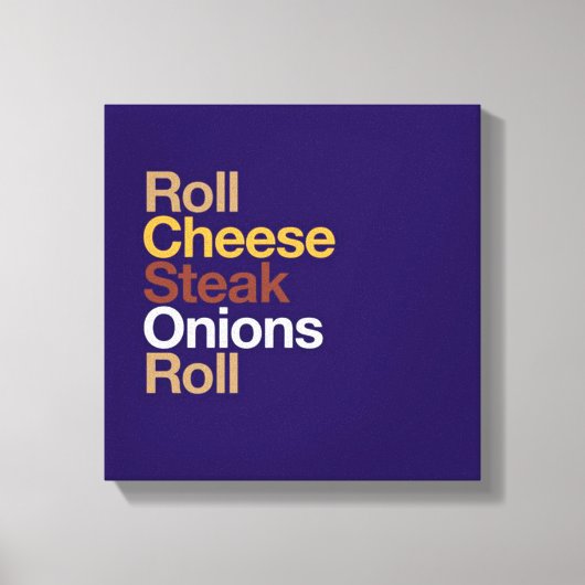 Sandwich Art Canvas Afdruk (Voorkant)