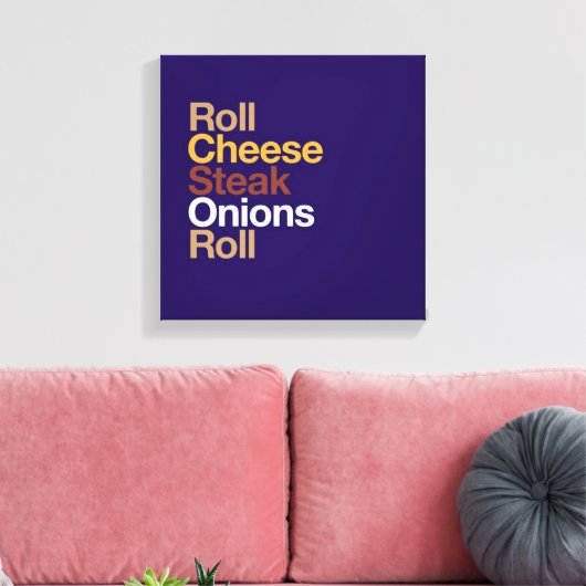 Sandwich Art Canvas Afdruk (Insitu (Woonkamer))