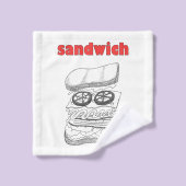 Sandwich Bad Handdoek (Wasdoekje)
