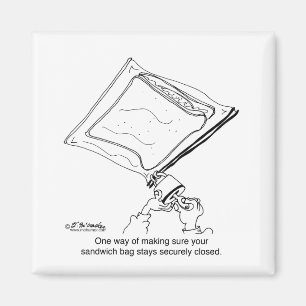 Sandwich Bag met Padlock Magneet