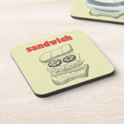 Sandwich Bier Onderzetter (Linkerzijde)