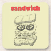 Sandwich Bier Onderzetter (Voorkant)