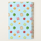 Sandwich Blauw Notitieboek (Achterkant)