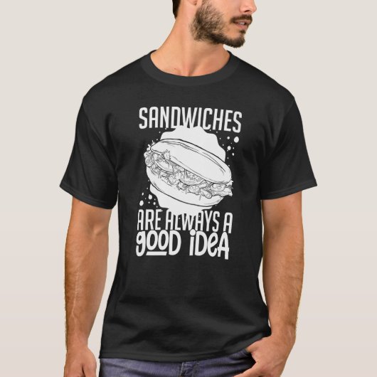 Sandwich Bread Lunch Food Maker Toaster Recipe T-shirt (Voorkant)