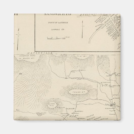 Sandwich, Carroll Co Magneet (Voorkant)