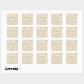 Sandwich, Carroll Co Vierkante Sticker (Vel)