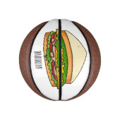 Sandwich-cartoon Basketbal (Verticaal)