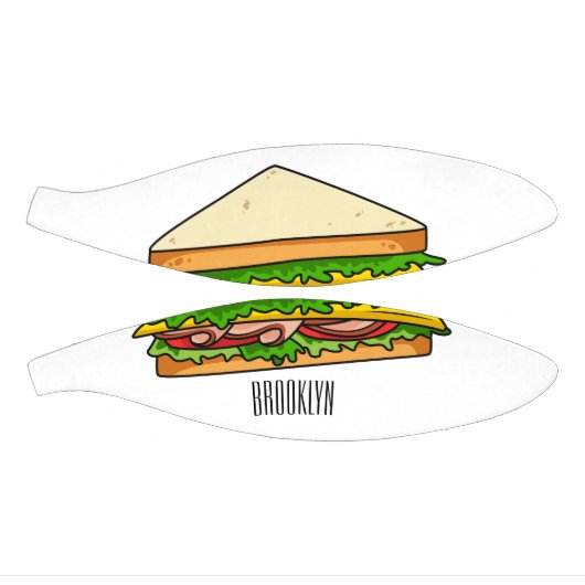 Sandwich-cartoon Basketbal (Panelen)