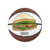 Sandwich-cartoon Basketbal (Voorkant)