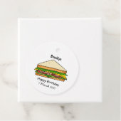 Sandwich-cartoon Bedankjes Labels (In situ)