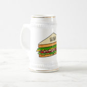 Sandwich-cartoon Bierpul (Voorkant links)