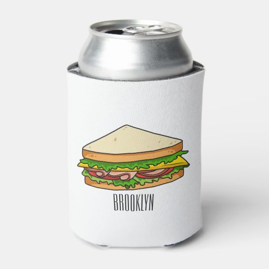 Sandwich-cartoon Blikjeskoeler (Blikje Voorkant)