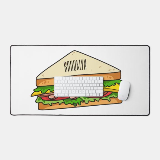 Sandwich-cartoon Bureaumat (Keyboard & Muis)