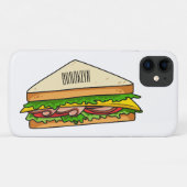 Sandwich-cartoon Case-Mate iPhone Case (Achterkant (horizontaal))