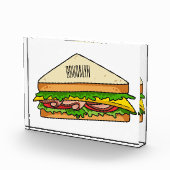 Sandwich-cartoon Fotoblokken (Rechts)