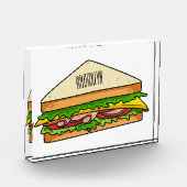 Sandwich-cartoon Fotoblokken (Links)