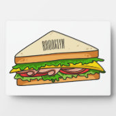 Sandwich-cartoon Fotoplaat (voorkant)