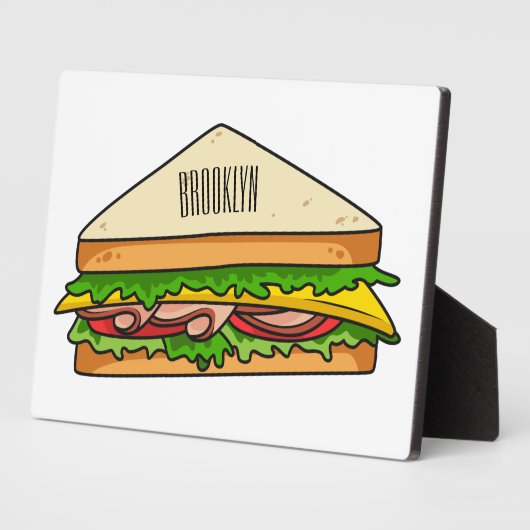 Sandwich-cartoon Fotoplaat (Zijkant)