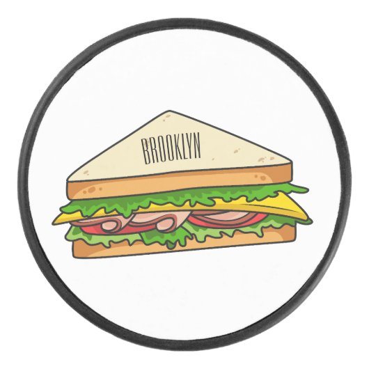 Sandwich-cartoon Hockey Puck (Voorkant)