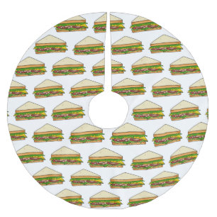 Sandwich-cartoon Kerstboom Rok